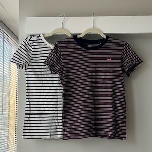 Levi’s & H&M Striped Crewneck Tees